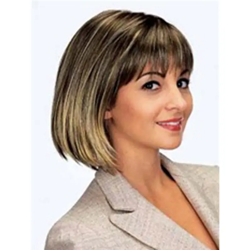 Radiant Monofilament Straight Chin Length Bob Wigs