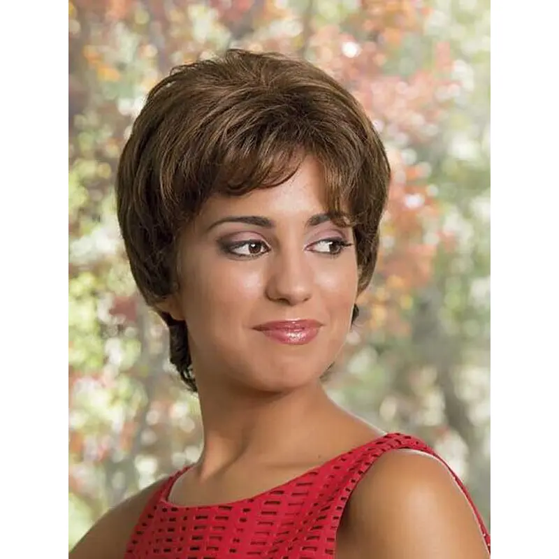 Popular Wavy Brown Layered Fantastic Wigs