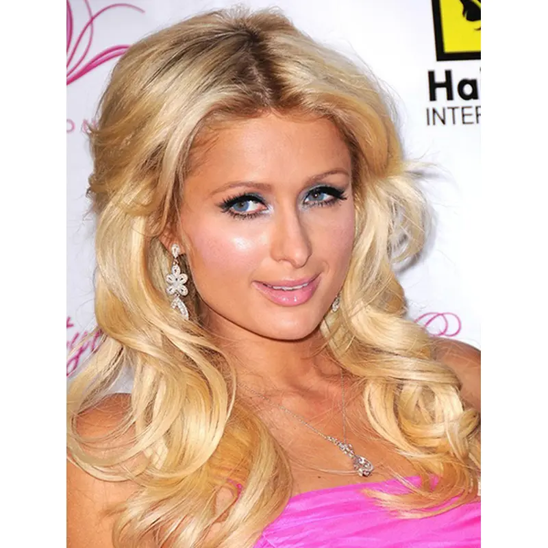 Radiant Blonde Wavy Long Paris Hilton Wigs