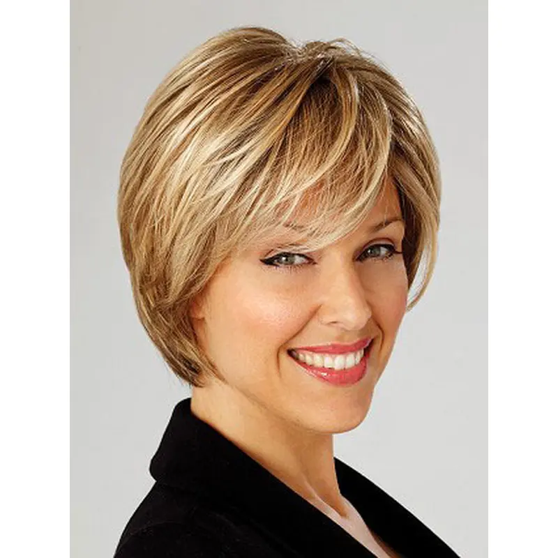 Synthetic Blonde Lace Front Cosy Wigs For Cancer