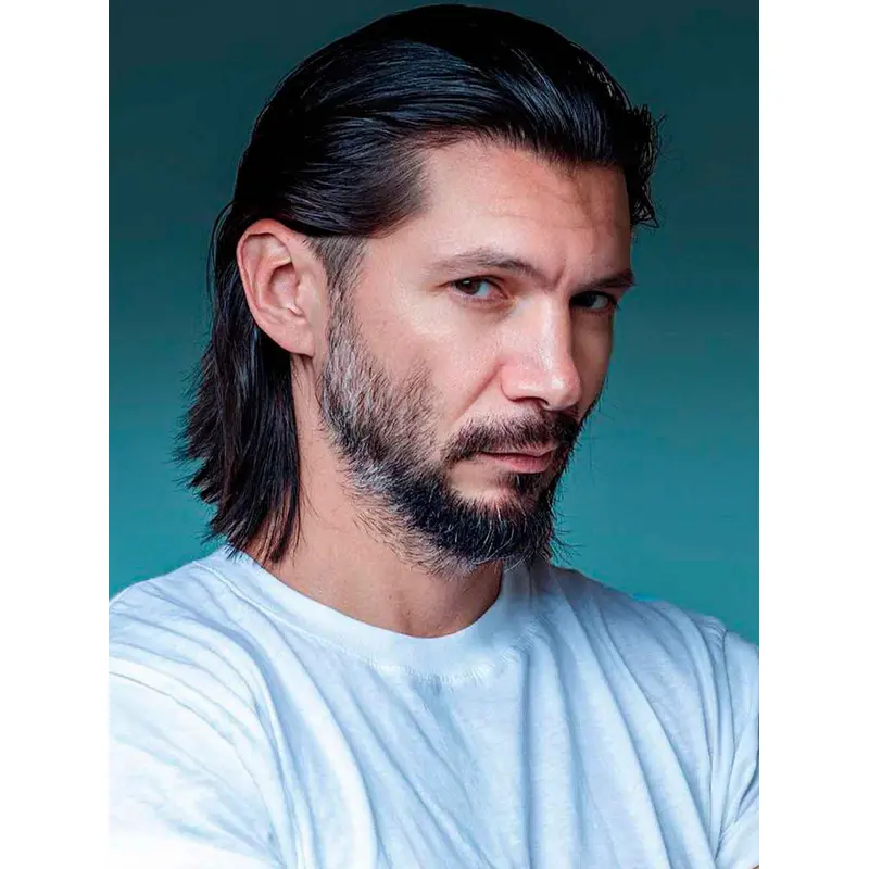 Wigs For Sale Men Remy Human Hair Monofilament 10" Black Wigs