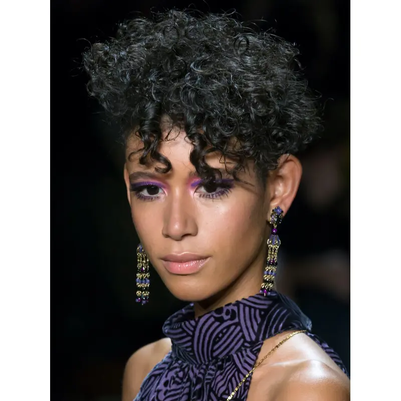 African American Short Human Hair Wigs Kinky 4" Lace Front Wigs