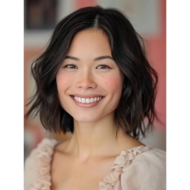 Bobs Wigs Monofilament 12" Synthetic Layered Wavy Wigs