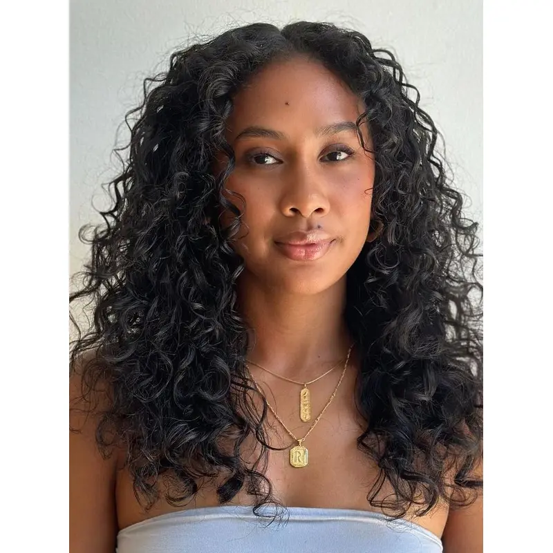 Online Wigs For African American Monofilament 16" Long Wigs