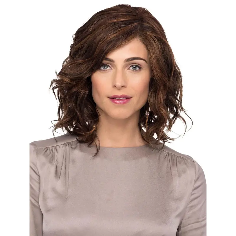 Wavy Brown Mono Quality Synthetic Wigs