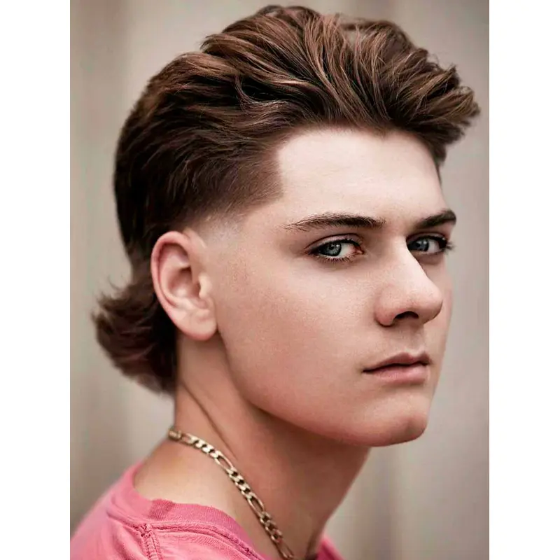 Wig Hair Men Wavy Lace Front 4" Sythetic Wigs