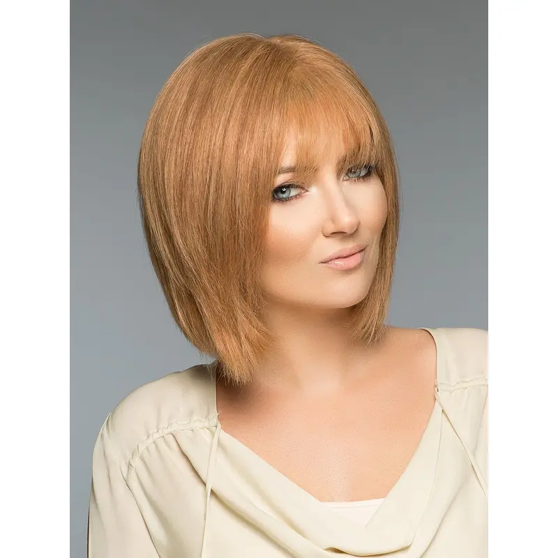 Chin Length Monofilament Remy Human Hair Human Hair Wigs