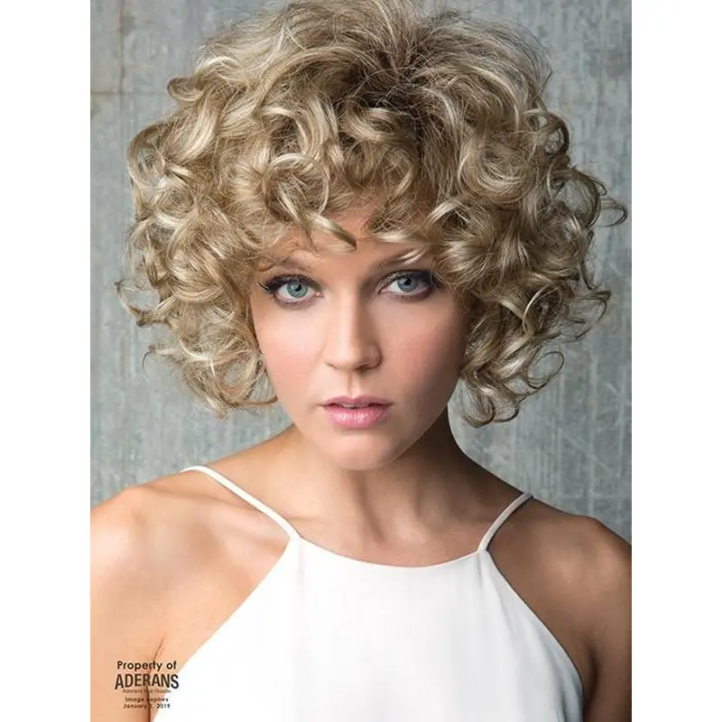 Curly Lace Front Blonde Classic Synthetic Lace Front Wigs