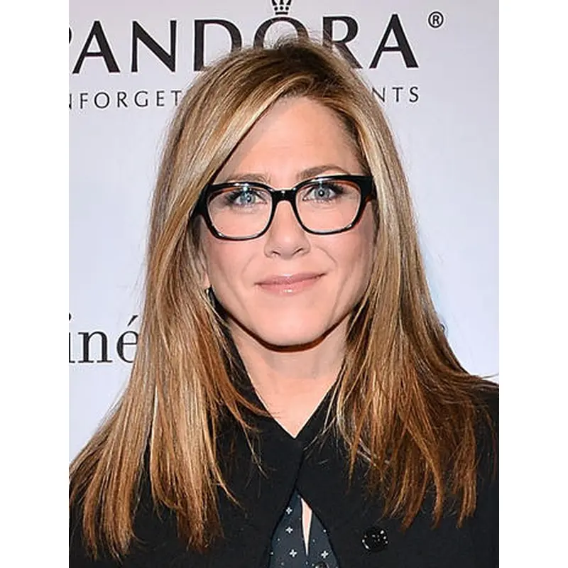 Popular Long Straight Brown Layered Jennifer Aniston Inspired Wigs