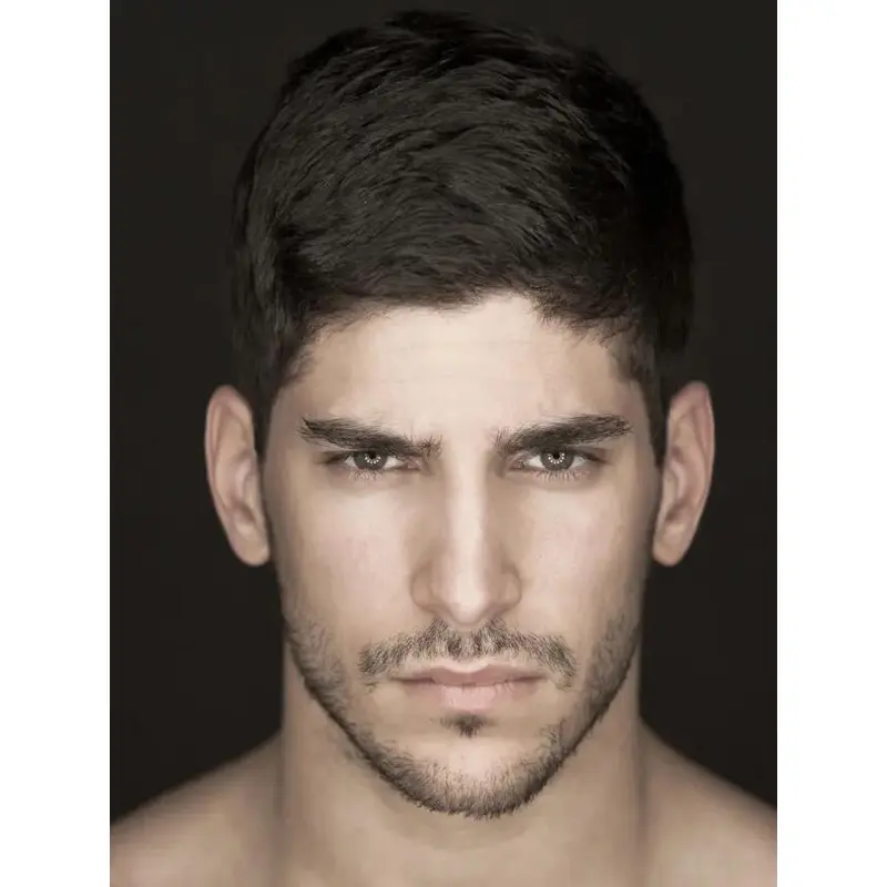 Good Mono Part Straight Black Synthetic Classic Wigs