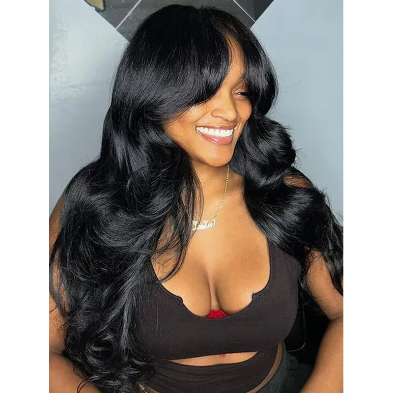 Lightweight Wigs For African American Lace Front 26" Long Wigs