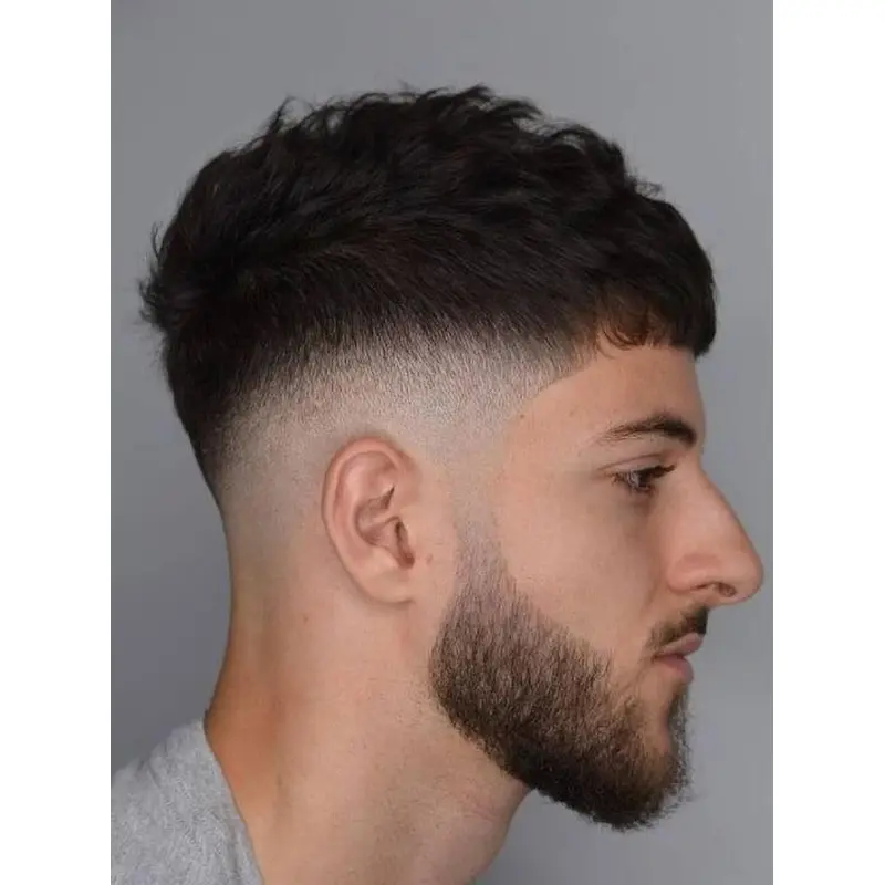 Real Wig Men Boycuts Black 4" Straight Wigs