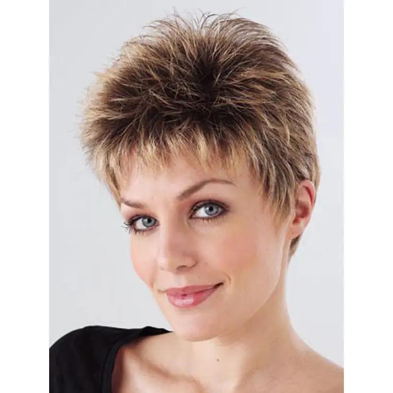 Traditiona Monofilament Straight Cropped Petite Wigs