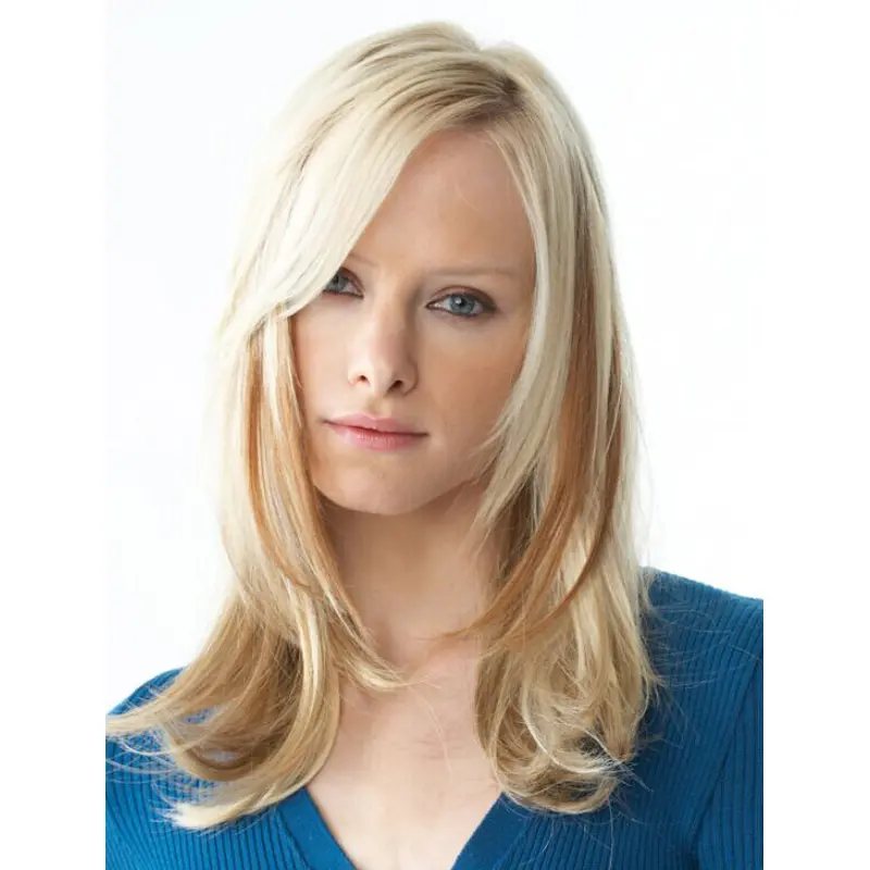 Good Straight Blonde With Bangs Affordable Wigs