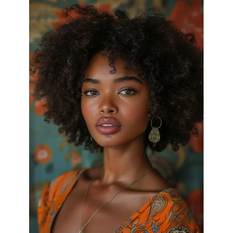 Wigs For African American Seniors Lace Front 10" Black Wigs