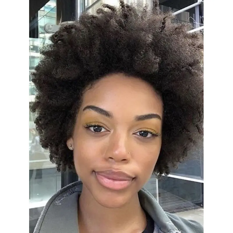 Short Pixie Wigs For African American 8" Without Bangs Lace Front Wigs