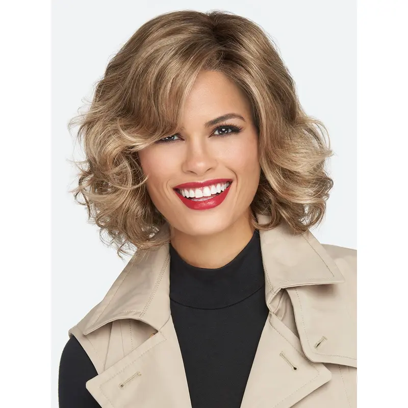 Wavy Chin Length 12" Monofilament Bob Best Synthetic Wigs