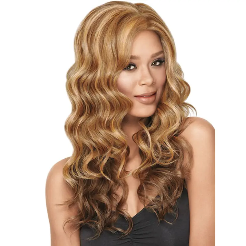 Easy Blonde Wavy Long Synthetic Wigs