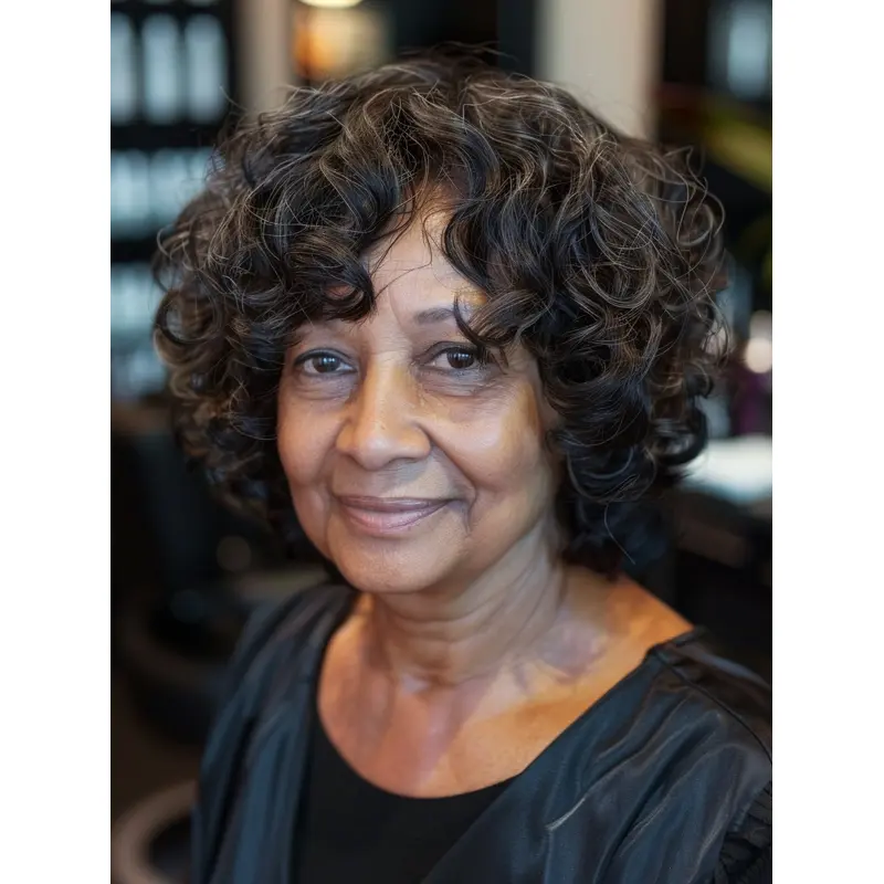 Lace Front Bob Wigs For African American Bobs Black Curly Wigs