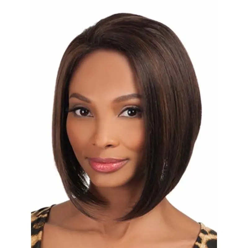 Online Brown Straight Chin Length African American Wigs