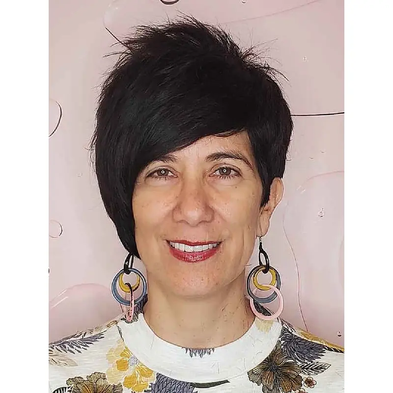 Short Wigs For Women Short Synthetic Hairstyles Natural Black Pixie Wig