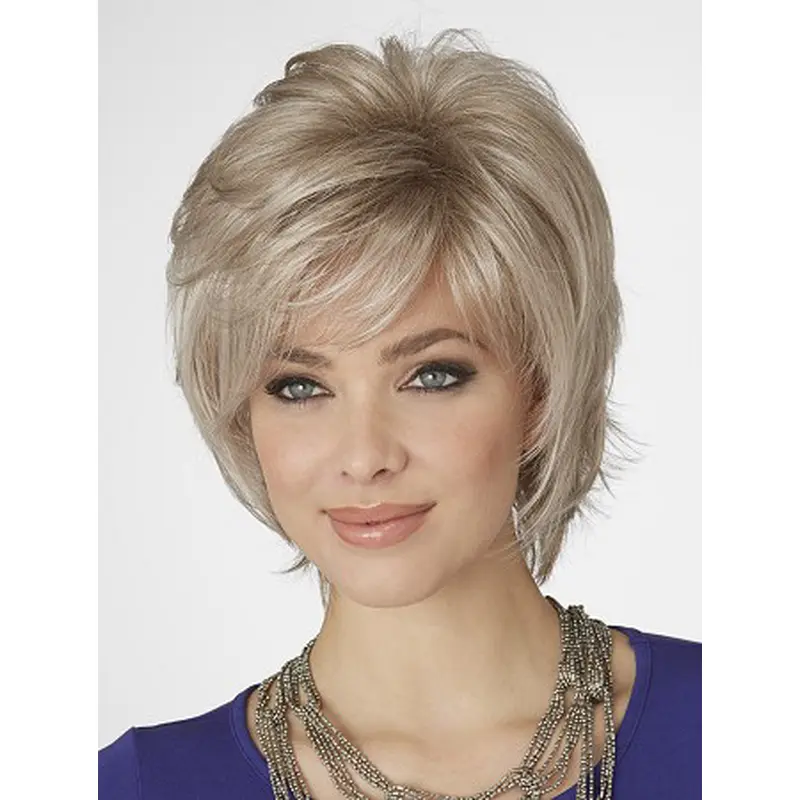 Fashional Chin Length Wavy Blonde Bobs Fantastic Wigs