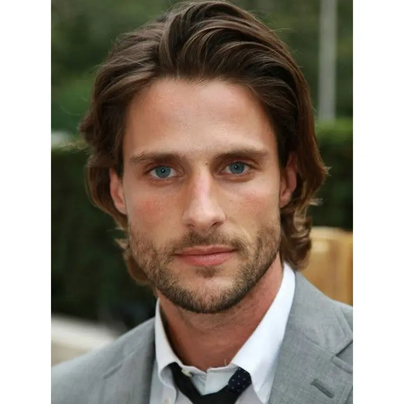 Stylish Wavy Lace Front Short Men Wigs