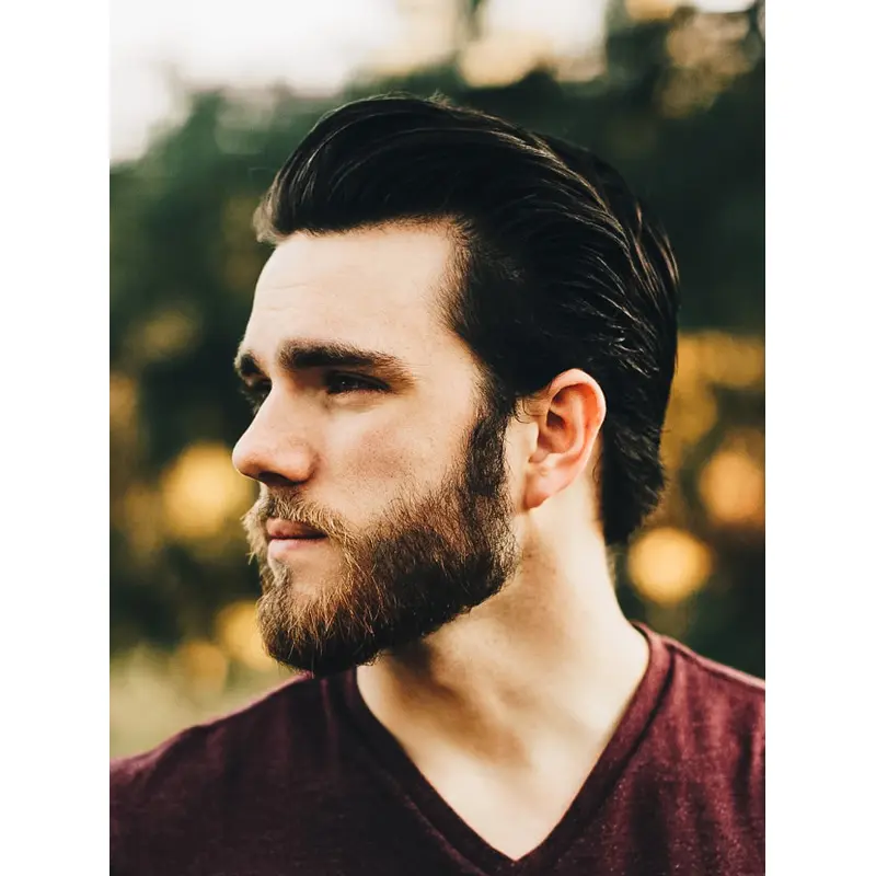 Hair Wig For Men Boycuts Black 4" Cropped Monofilament Wigs