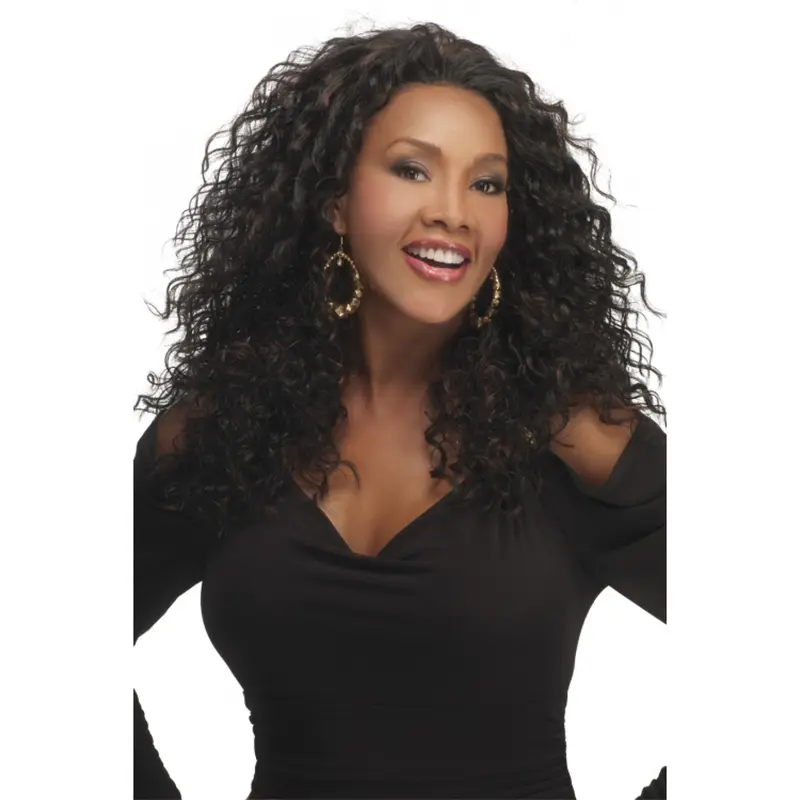 Lace Front Curly Synthetic Braw Long Wigs