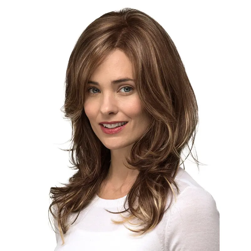 Long Monofilament Layered Heat Friendly Synthetic Wigs