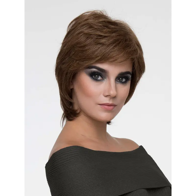 Monofilament Synthetic Wigs With Bangs
