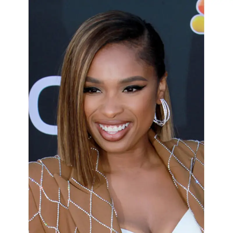 Straight Blonde Full Lace Chin Length Bobs Jennifer Hudson Wigs