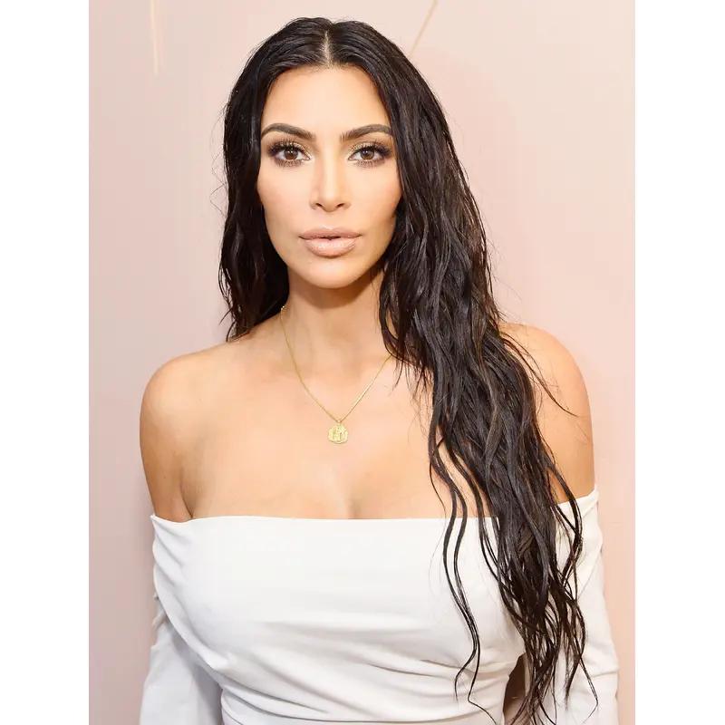24" Remy Human Hair Brown Wavy Kim Kardashian Wigs