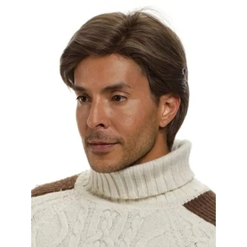 Monofilament Straight Remy Human Hair High Quality Men Wigs