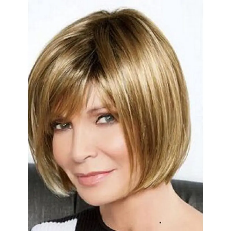 Full Lace Blonde 10" Straight Synthetic Jaclyn Smith
 Wigs