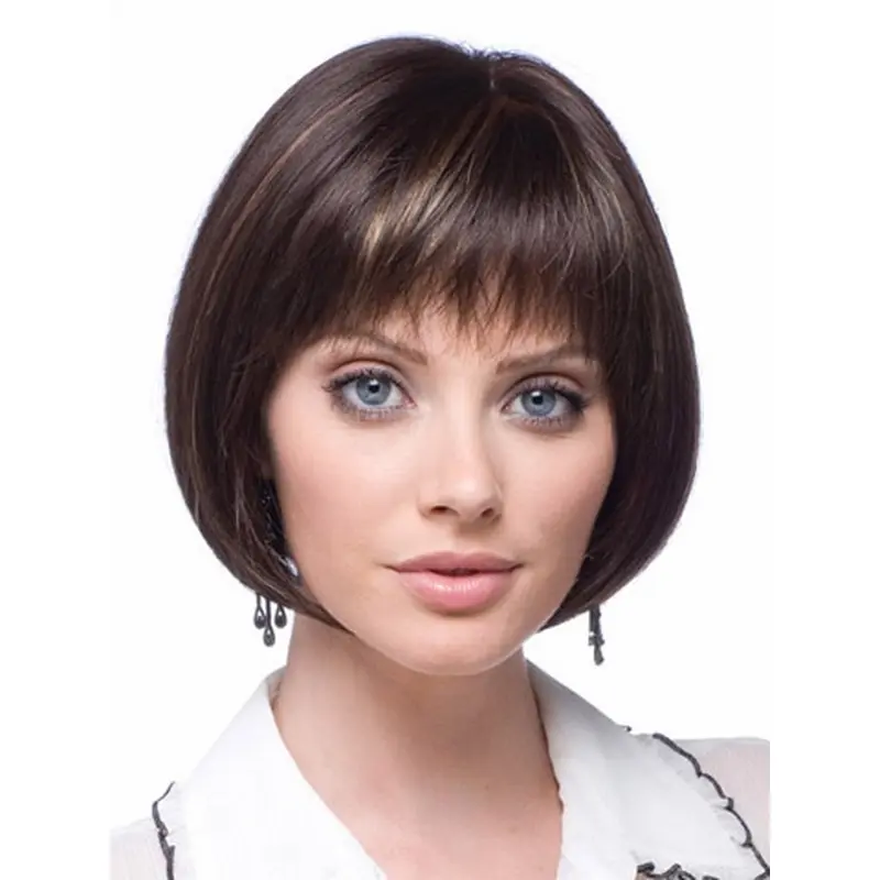 Lace Front Glamorous Bobs Synthetic Short Wigs