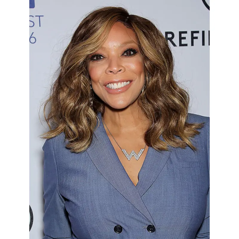 Synthetic Brown Wavy Shoulder Length Wendy Williams Wigs