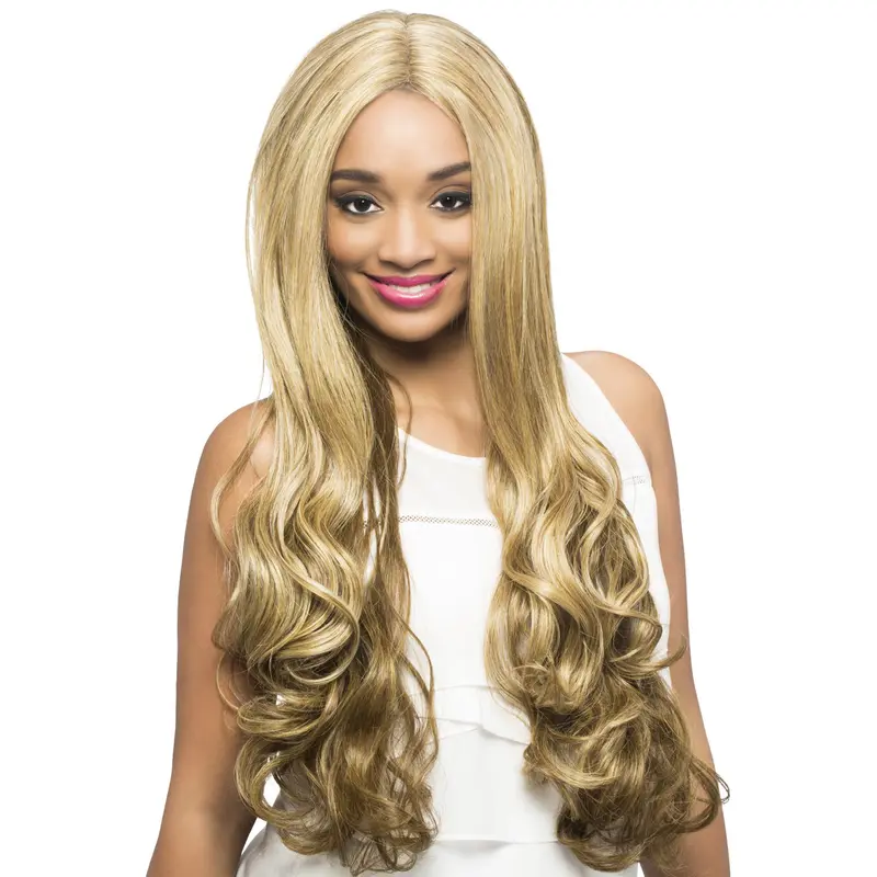 26" Lace Front Blonde Long Stylish African American Wigs