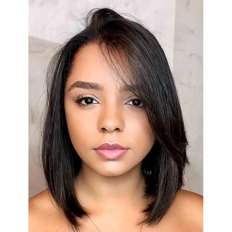 Wigs For Women Shoulder Length Synthetic Wigs Straight Lace Wigs