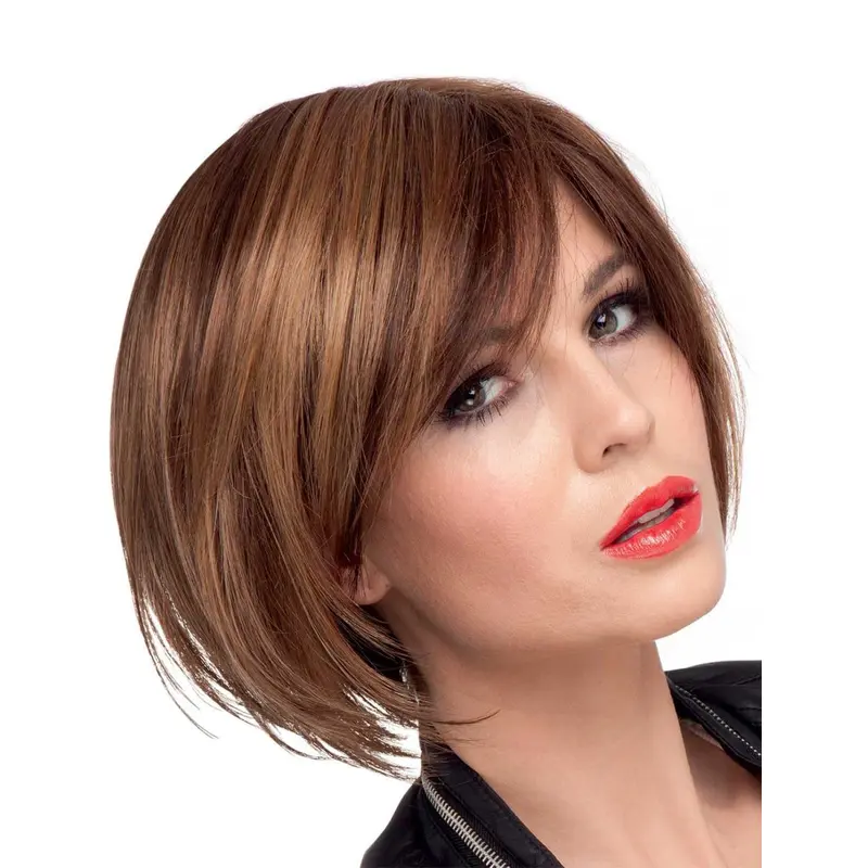 Brown Straight Synthetic Affordable Short Wigs