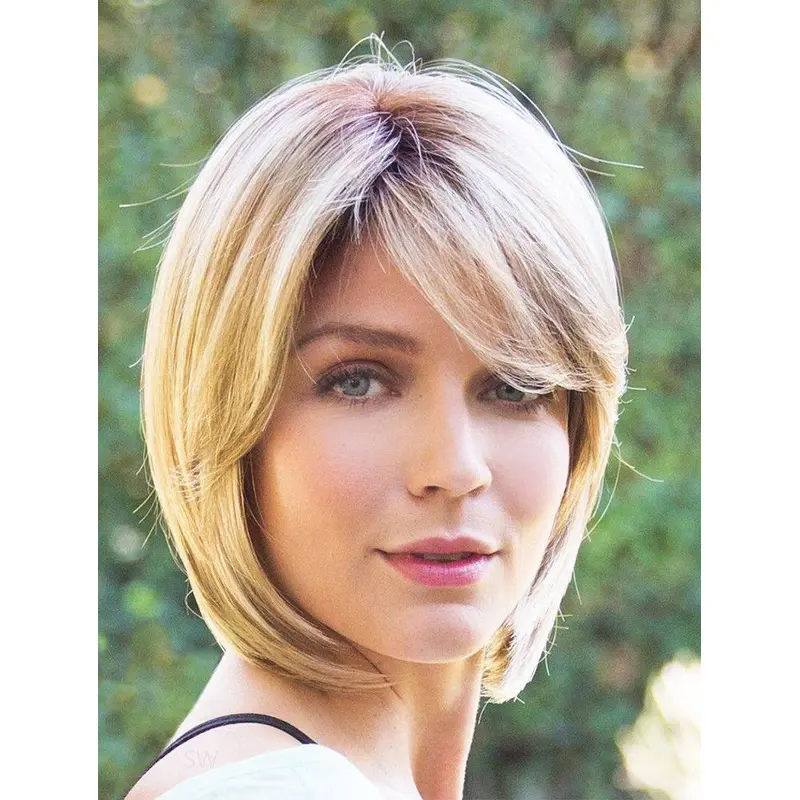 10" Chin Length Blonde Straight Fabulous Bob Wigs