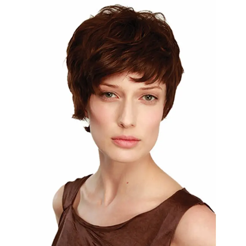 Lace Front Easeful Boycuts Wavy Short Wigs
