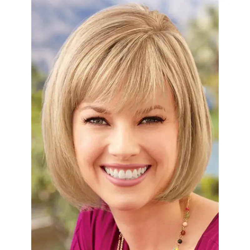 Good Blonde Lace Front Chin Length Lace Wigs