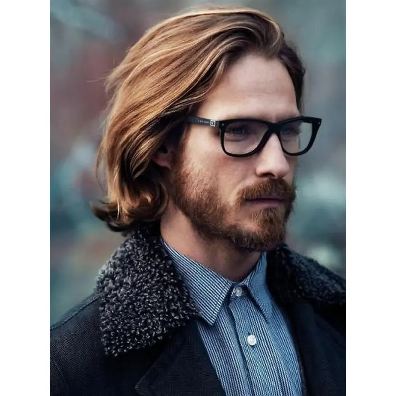 New Wavy Lace Front Short Men Wigs