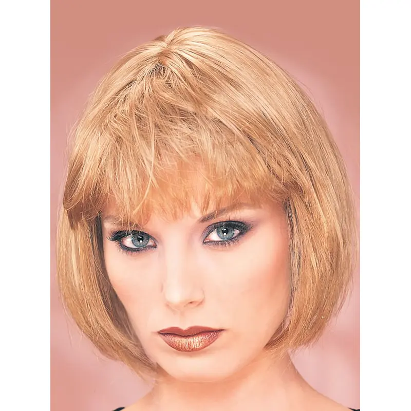 Synthetic Chin Length Straight Blonde Perfect Classic Wigs
