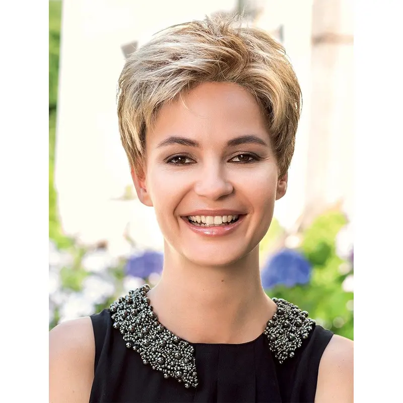 Gorgeous 4" Straight Boycuts Synthetic Wigs