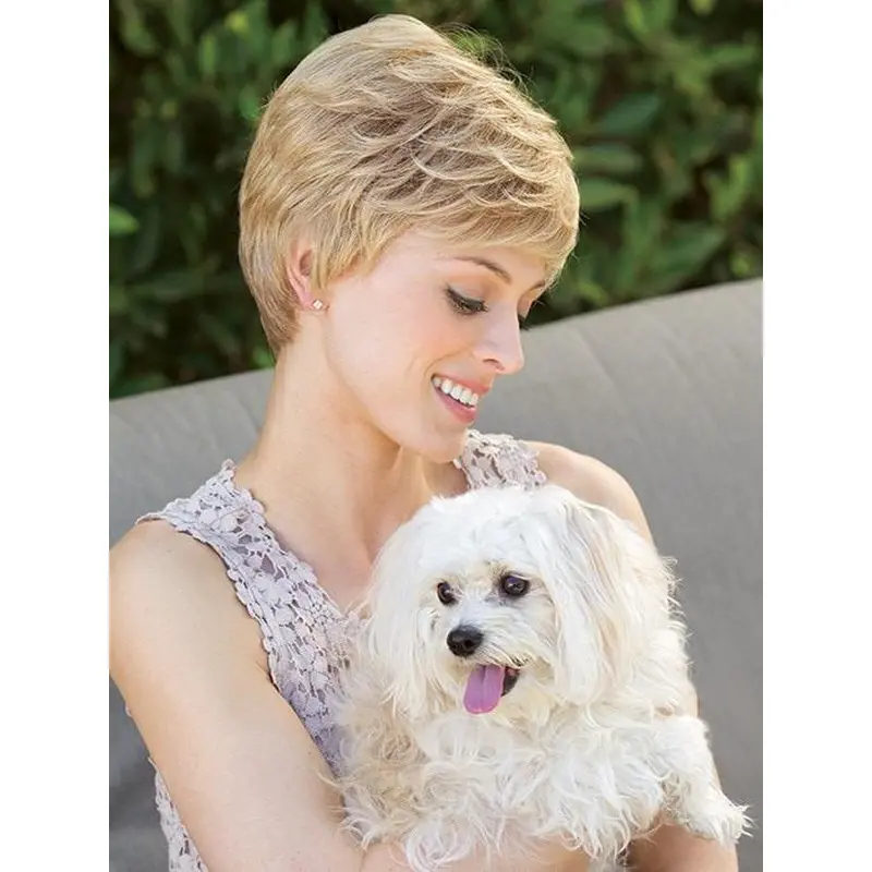 Wavy Blonde Boycuts Best Synthetic Wigs Online