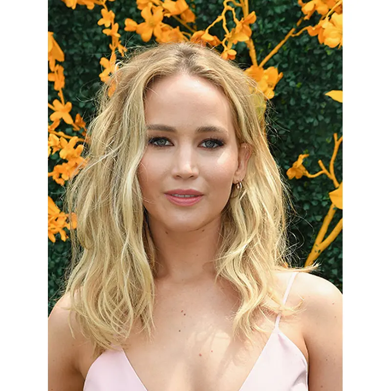 16" Full Lace Long Synthetic Wavy Jennifer Lawrence Wigs