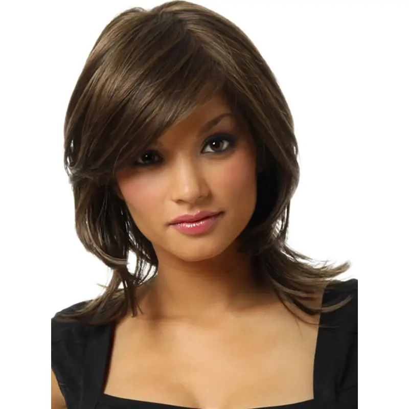 Impressive Monofilament Straight Chin Length Lace Front Wigs
