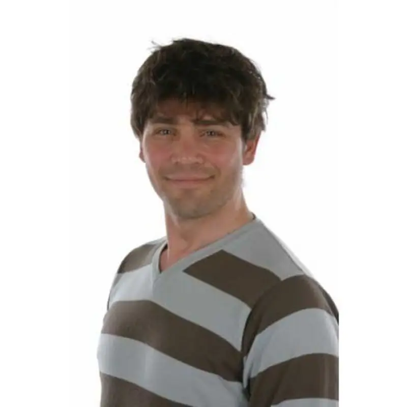 Brown Straight Short Men Wigs